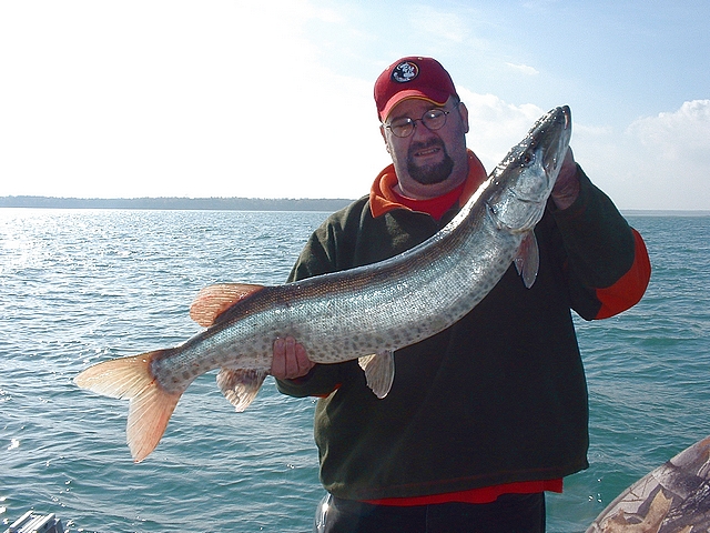 Kevin Murphy and his nice 40" fish.