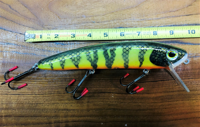 musky, pike, lake trout, largemouth bass, custom fishing baits