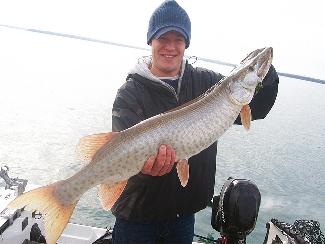 John from Illinois with his a decent Oct fish!